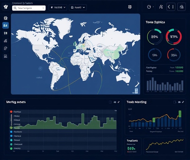 Device Tracking World Map Dashboard